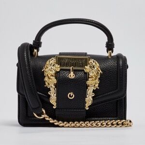 Versace Jeans Collection Black and Gold Women's Bag